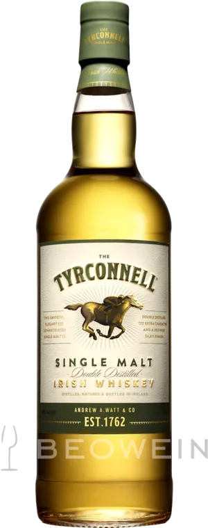 Tyrconnell Single Malt Irish Whiskey Bottle PNG image