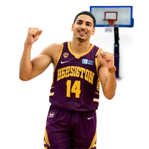 Tyrese Haliburton Celebrating Victory Png Mjl PNG image