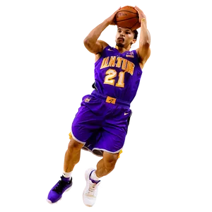 Tyrese Haliburton Dunk Action Png 24 PNG image