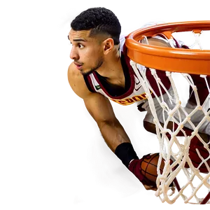 Tyrese Haliburton Dunk Action Png Lih PNG image