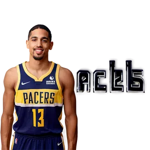 Tyrese Haliburton Pacers Uniform Png Rfn95 PNG image