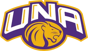 U N A Lions Logo PNG image