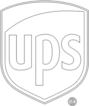 U P S Logo Shield Design PNG image