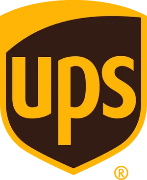 U P S Logo Shield Design PNG image