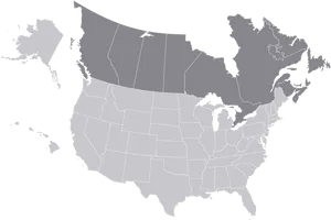 U S A_ Black_and_ White_ Map PNG image