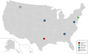U S A Ebola Case Map