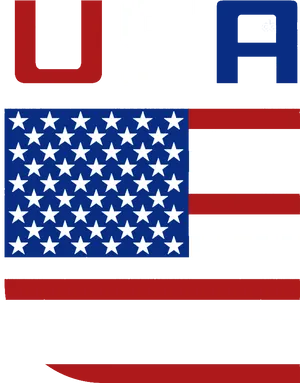 U S A Flag Thin Blue Line PNG image