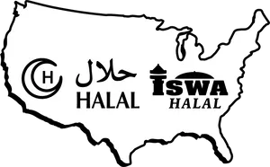 U S A Halal Certification Outline PNG image