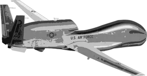 U S Air Force Jet Illustration PNG image