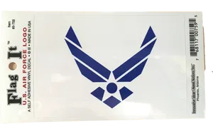 U S Air Force Logo Vinyl Decal Packaging PNG image