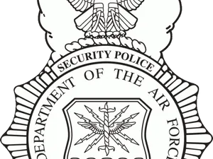 U S Air Force Security Police Badge PNG image