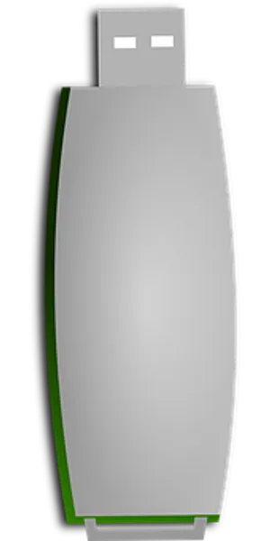 U S B Flash Drive Vector Illustration