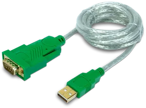 U S Bto Serial Adapter Cable PNG image