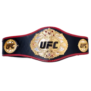 Ufc Elite Championship Belt Png Bgl PNG image