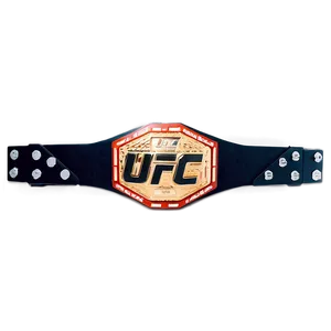 Ufc Winner's Belt Png Mfx PNG image