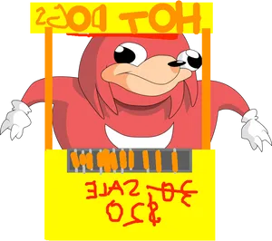 Ugandan Knuckles Meme PNG image