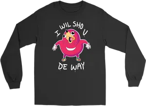 Ugandan Knuckles Meme Shirt PNG image