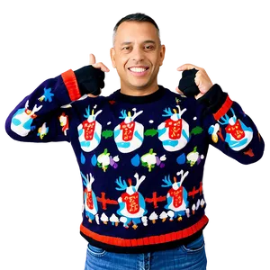 Ugly Christmas Sweater Contest Winner Png 44 PNG image