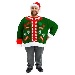 Ugly Christmas Sweater Contest Winner PNG Mkv7 PNG