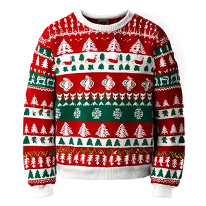 Ugly Christmas Sweater Day Celebration Png Ane PNG image