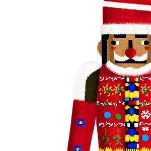 Ugly Christmas Sweater With Nutcracker Png 98 PNG image