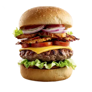 Ultimate Bacon Cheeseburger Png 05242024 PNG image