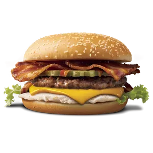 Ultimate Bacon Cheeseburger Png 05242024 PNG image