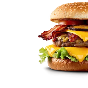 Ultimate Bacon Cheeseburger Png Xwa6 PNG image