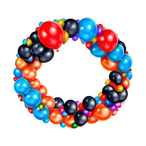 Ultimate Balloon Garland Decoration PNG 06282024