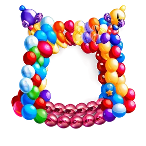 Ultimate Balloon Garland Decoration PNG 06282024