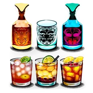 Ultimate Cocktail Collection Png 05242024 PNG image