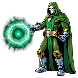 Ultimate Dr Doom Illustration Png Mni PNG image