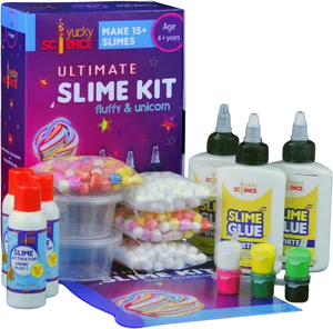 Ultimate Slime Kit Contents PNG image