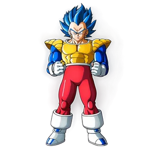 Ultimate Vegeta Ultra Ego Form Png Vxe98 PNG image