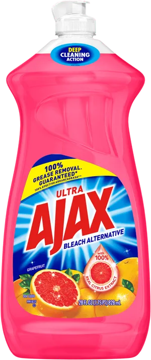 Ultra Ajax Bleach Alternative Grapefruit PNG image