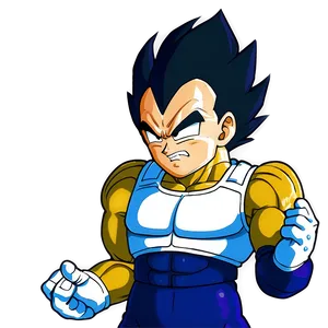 Ultra Ego Vegeta Charging Up Png 8 PNG image