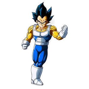 Ultra Ego Vegeta In Action Png Ljl67 PNG image