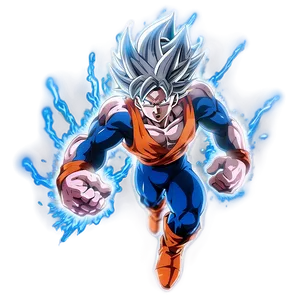 Ultra Instinct Aura Blast PNG 33