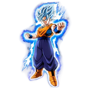 Ultra Instinct Aura Flare PNG Cqt