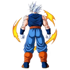 Ultra Instinct Aura Waveform PNG Fgs
