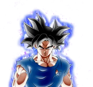 Ultra Instinct Goku Power Aura PNG image