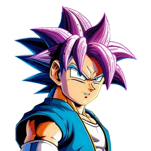 Ultra Super Saiyan Hair Png 06122024 PNG image