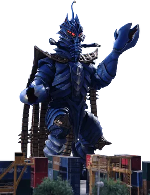 Ultraman_ Blue_ Kaiju_ Attack PNG
