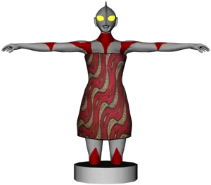 Ultraman Fashion Redesign PNG