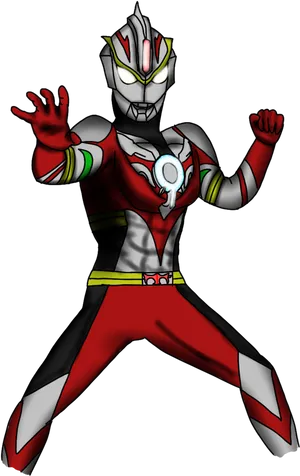 Ultraman Heroic Pose PNG