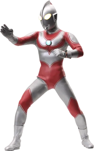 Ultraman Pose Transparent Background PNG
