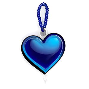 Ultramarine Blue Heart Icon PNG 06272024 PNG