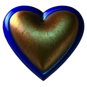 Ultramarine Blue Heart Icon PNG 24 PNG