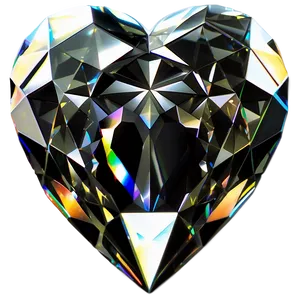 Unbreakable Diamond Heart PNG 06262024