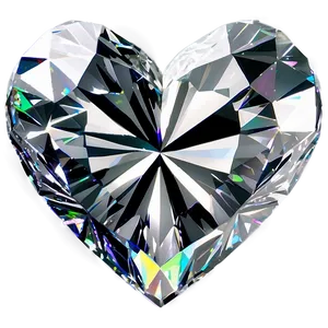 Unbreakable Diamond Heart PNG 13